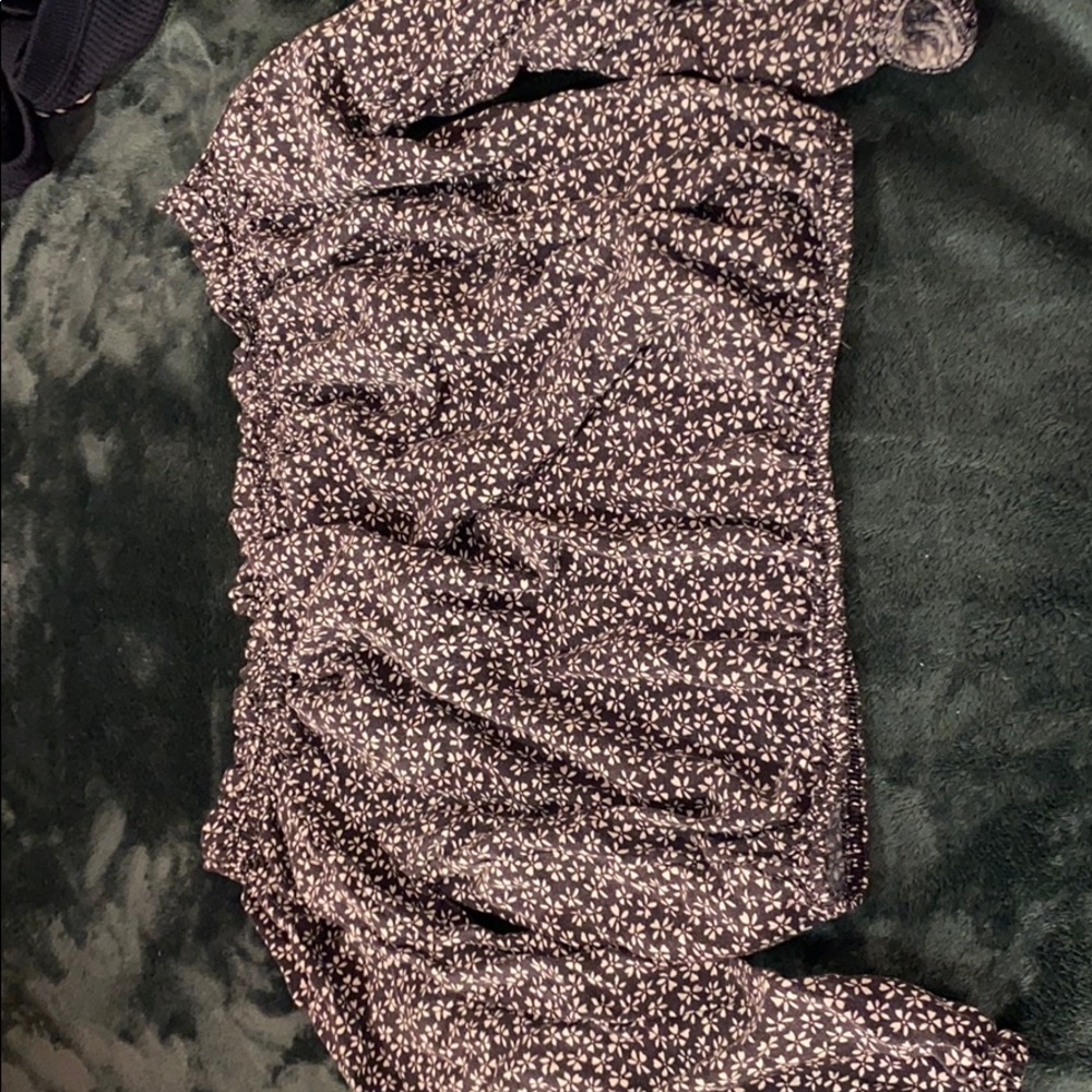 small off the shoulder brandy crop top